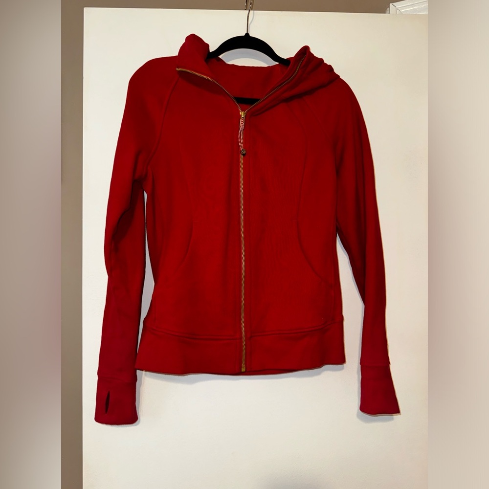 Lululemon Red Zip Up